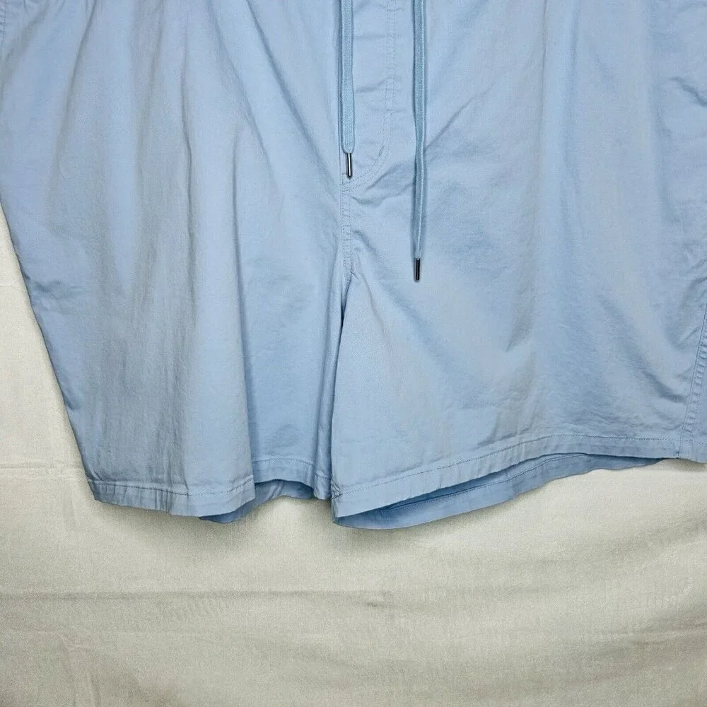 Lands’ End Shorts Men’s 4XL (54-56) Big & Tall Light Blue Outdoor Chino Stretch